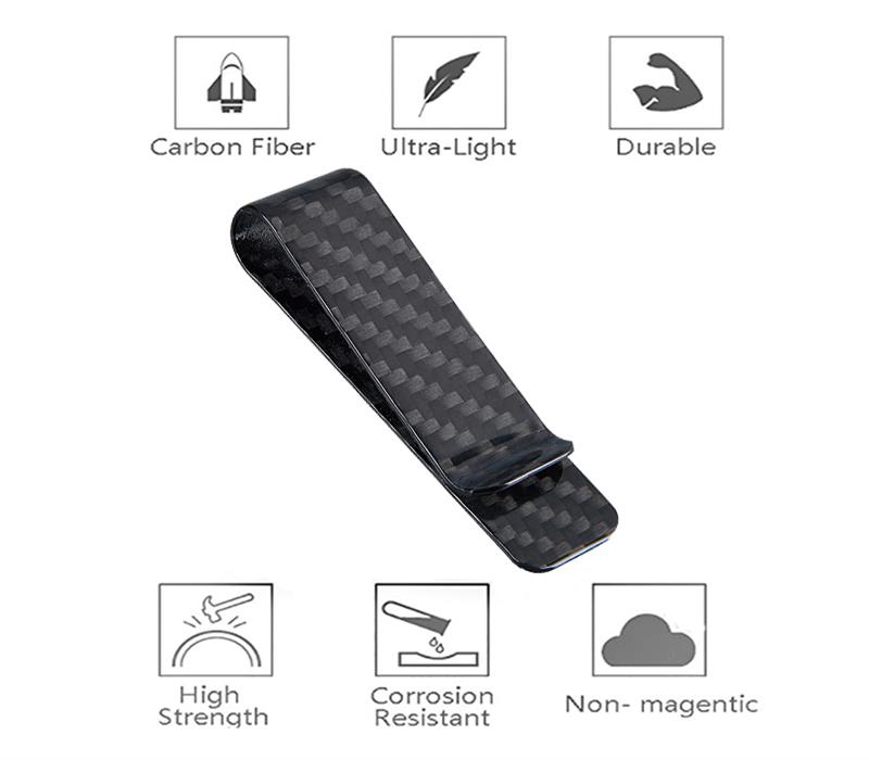 Zclip Money Clips Wallet Carbon Fiber Material CL CARBONLIFE